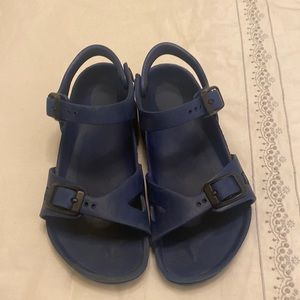 Birkenstock navy sandals